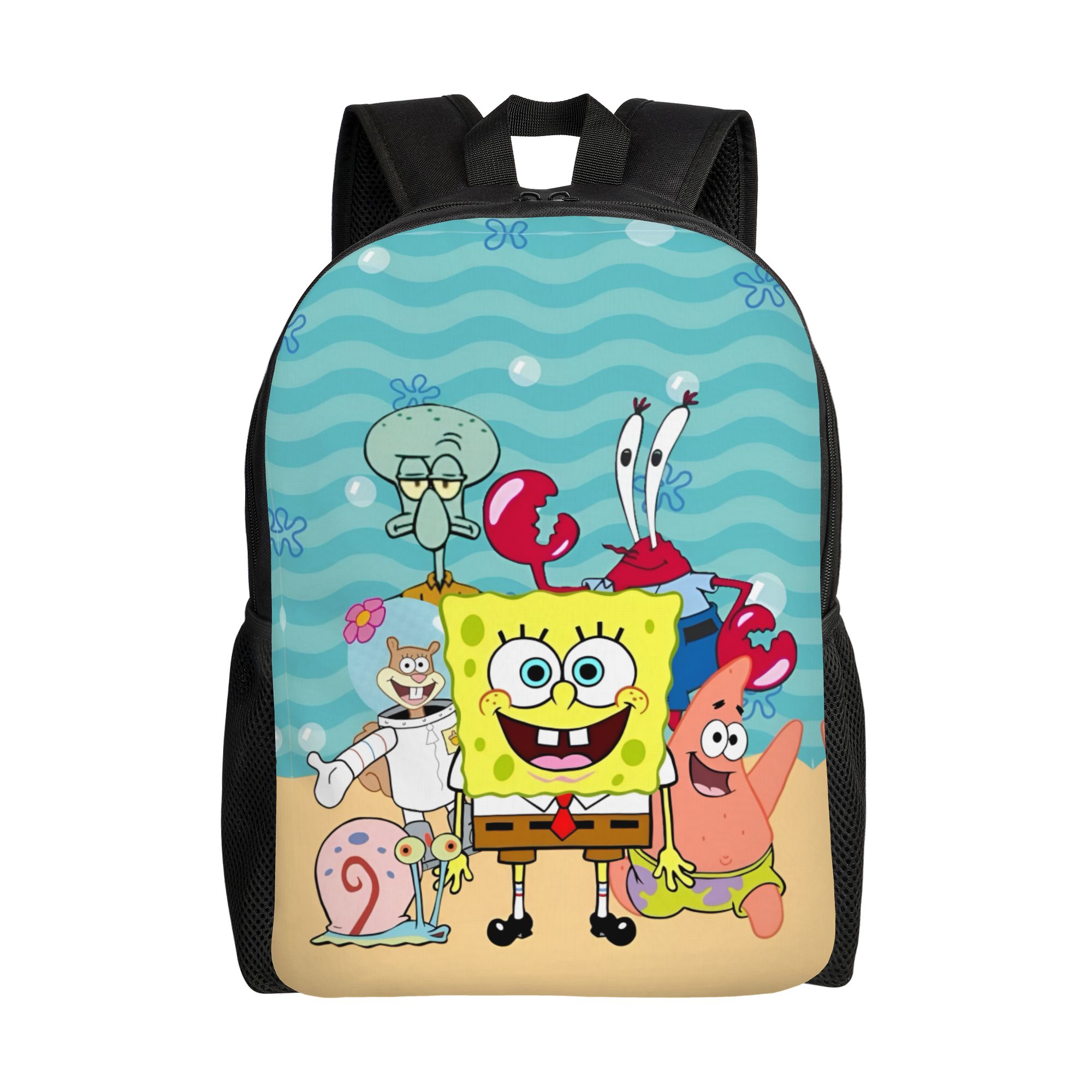 Women Bags For College - Personalized S-Sponges Anime Bobes Backpacks Women