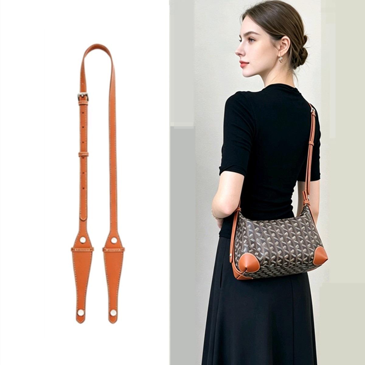 Women Bags Goyard - Crossbody Shoulder Strap for Goyard Bowling