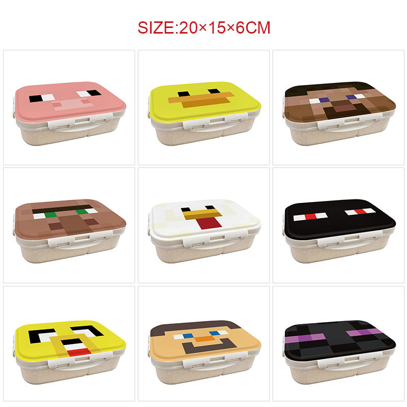 Women'S Japanese Bags - Minecrafted 3-piece Japanese-style insulated lunch box