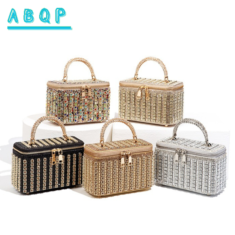 Women Bags In Sale - Dinner Women's Bag with Diamonds Shiny