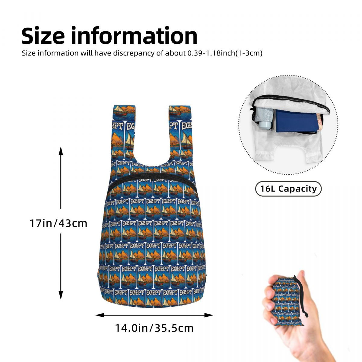 Egypt Piramids Retro Backpack  - огляд і ціна Women Bags Egypt