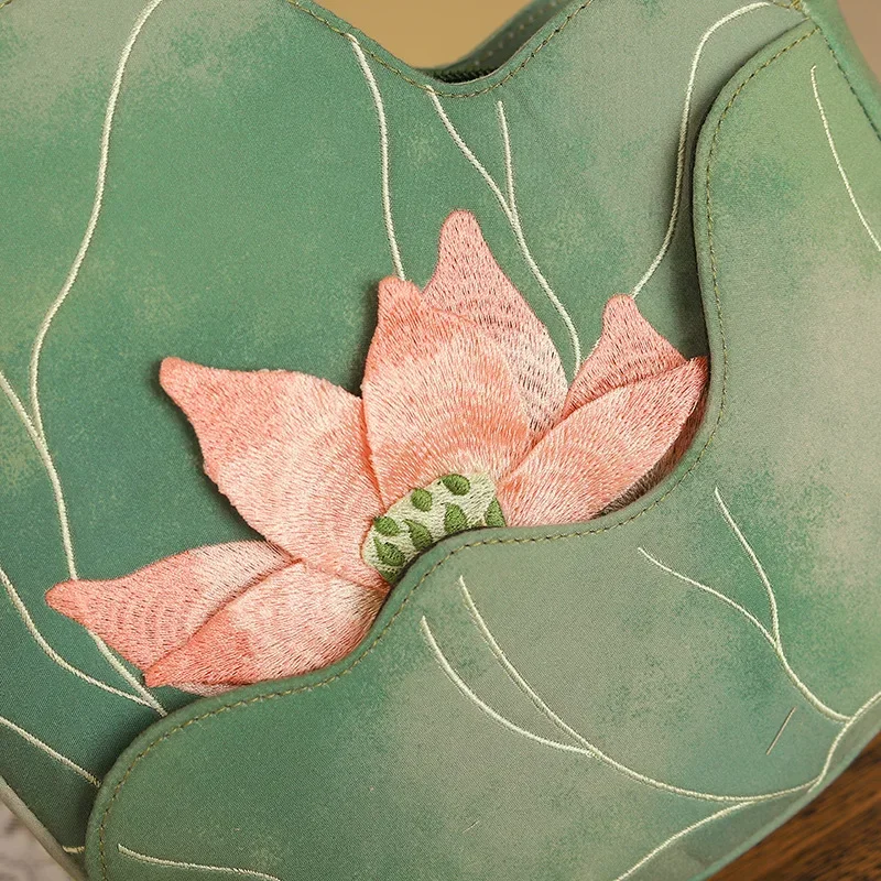 Elegant Chinese Style Lotus Le - огляд і ціна Women'S Bags New Collection