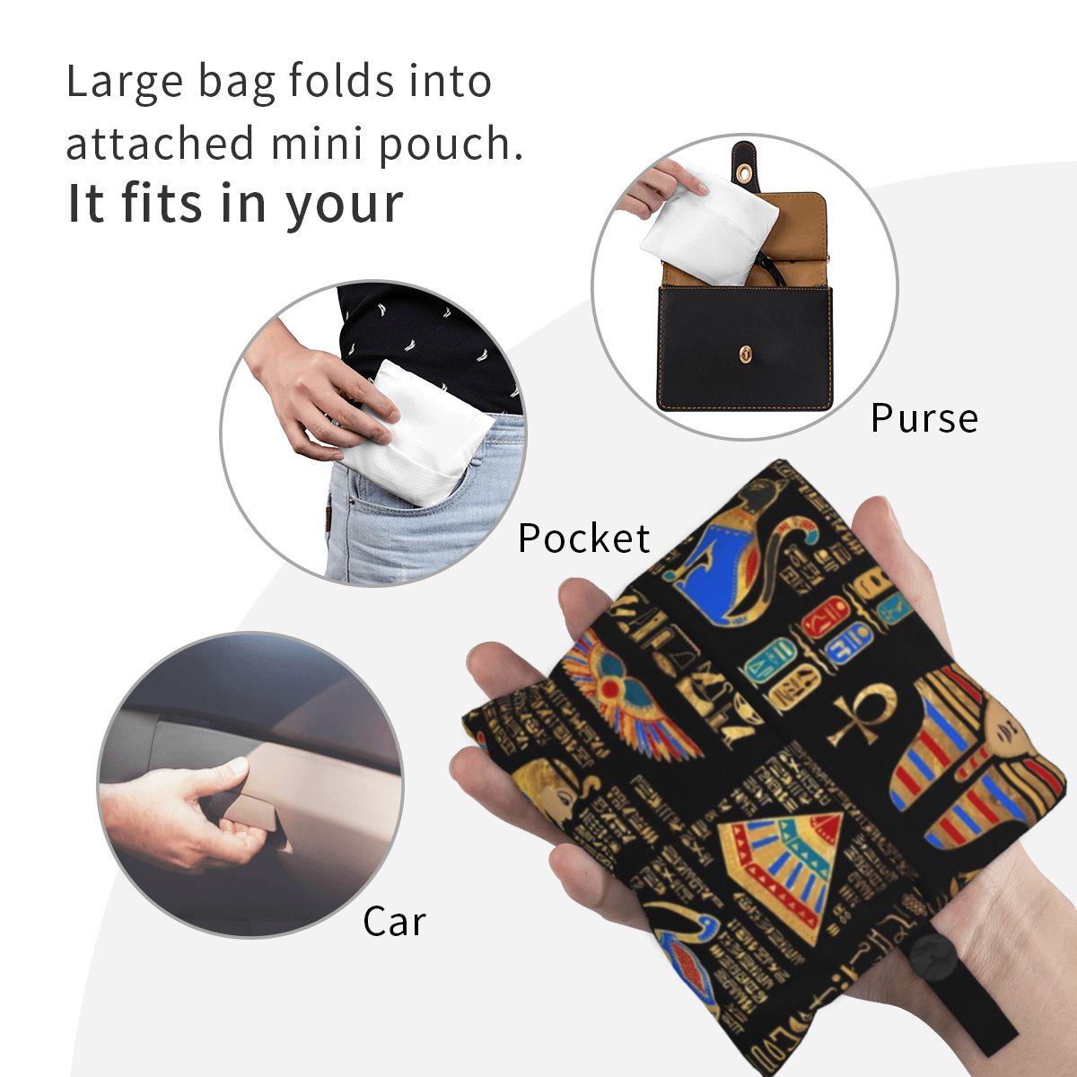 Egyptian Hieroglyphs And Deiti - огляд і ціна Women Bags Egypt