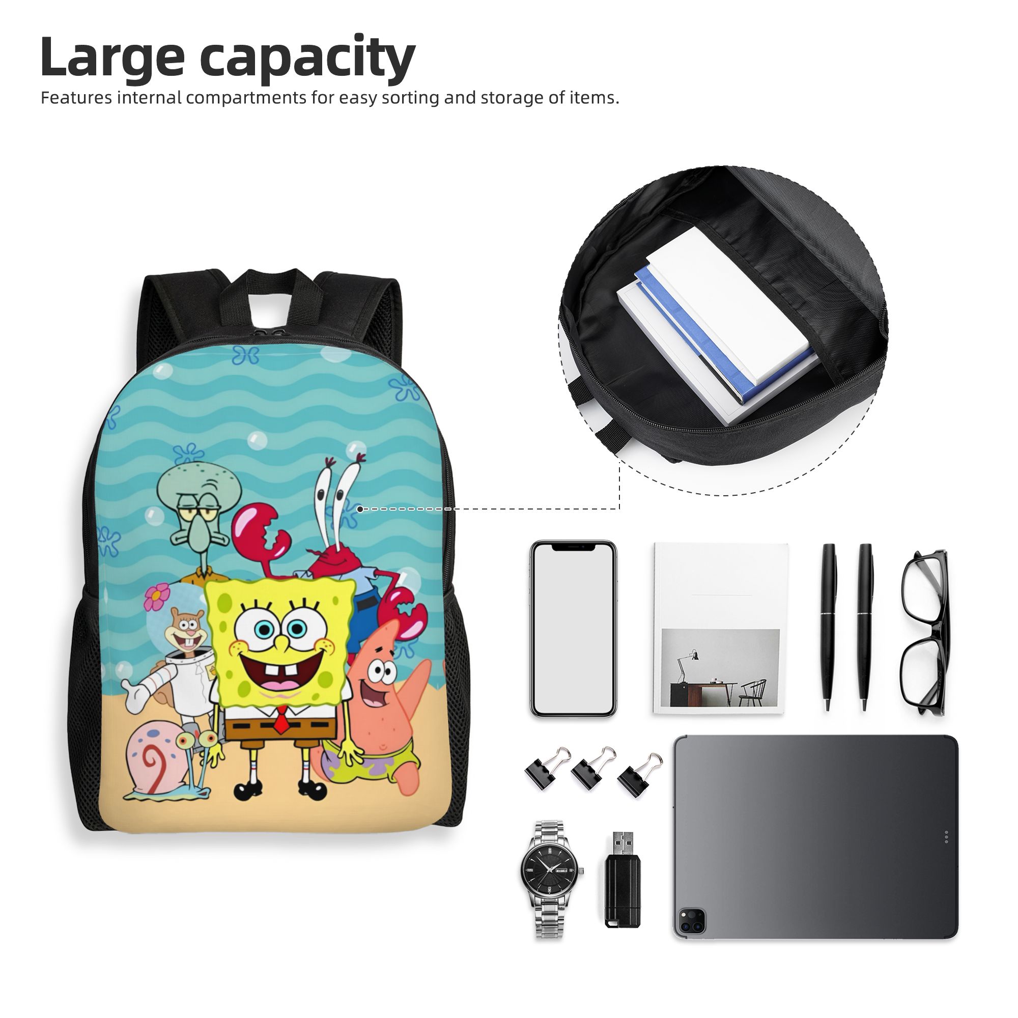 Personalized S-Sponges Anime B - огляд і ціна Women Bags For College