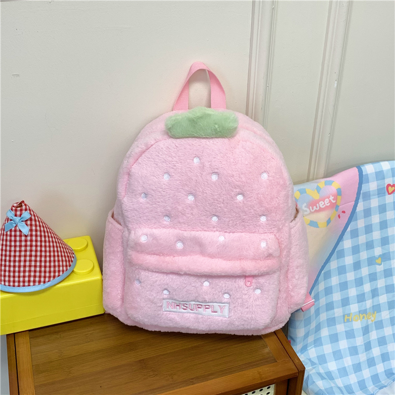Plush Strawberry Classic Solid - огляд і ціна Women Bags In Sale