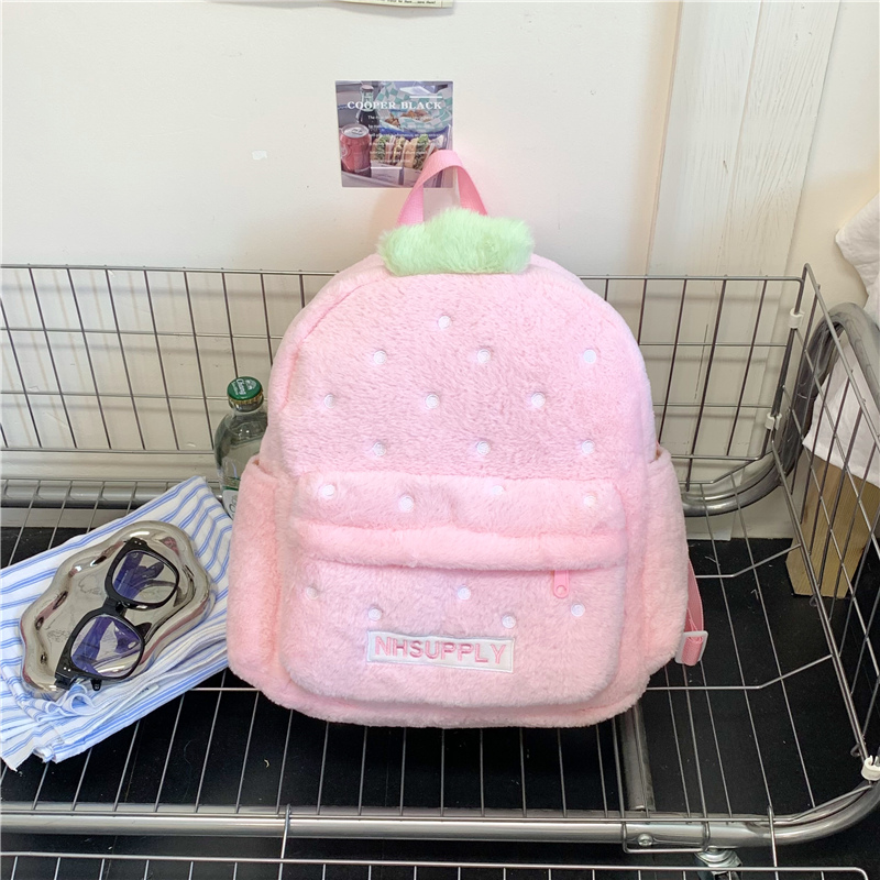 Plush Strawberry Classic Solid - огляд і ціна Women Bags In Sale