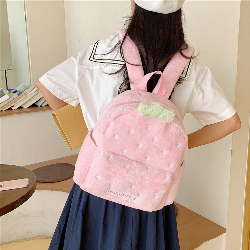 Plush Strawberry Classic Solid - огляд і ціна Women Bags In Sale