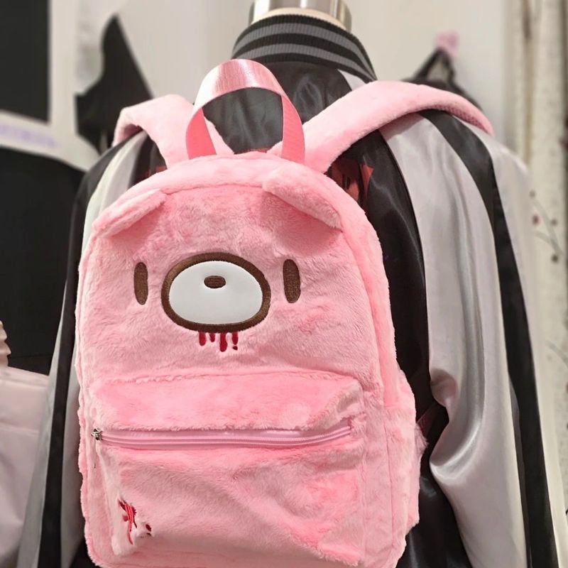 Gloomy Bear Cute Backpack Pink - огляд і ціна Women'S Japanese Bags