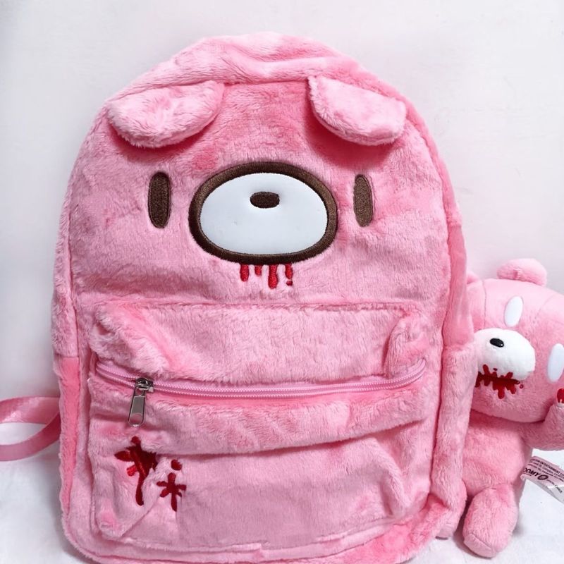 Gloomy Bear Cute Backpack Pink - огляд і ціна Women'S Japanese Bags