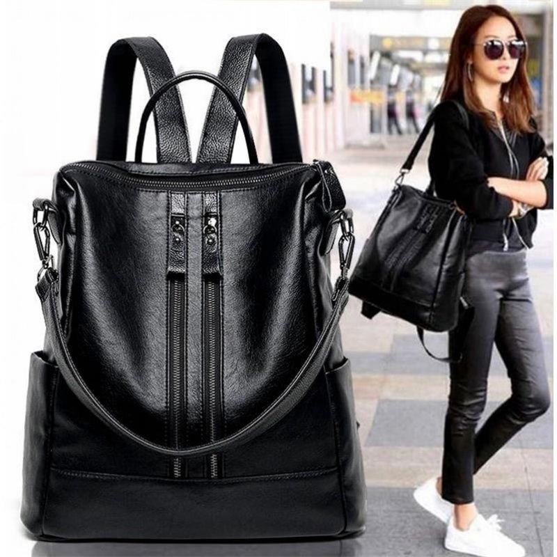 Women Soft Leather Backpack Sc - огляд і ціна Women Bags For College