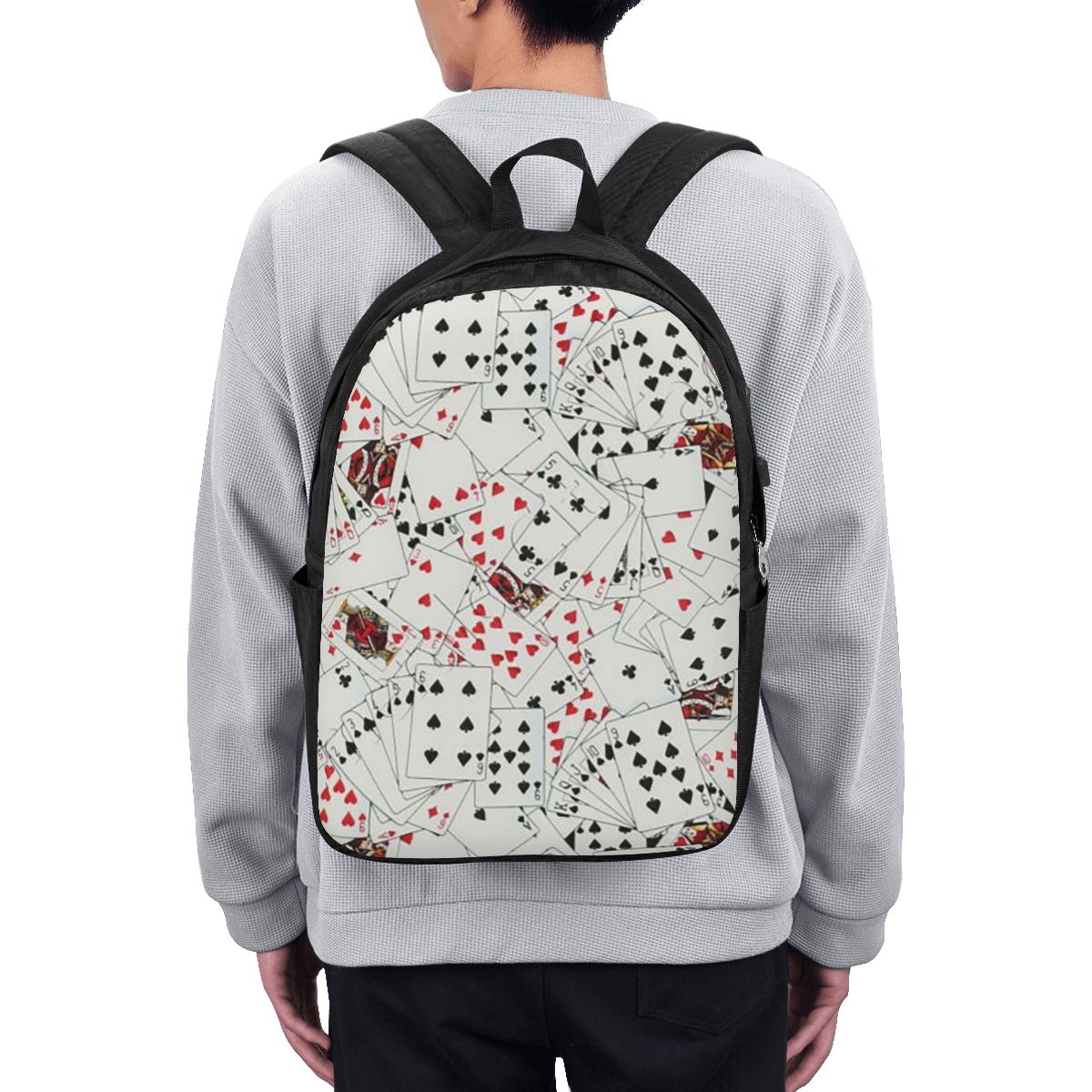 Playing Cards Poker Print Back - огляд і ціна Women Bags For College