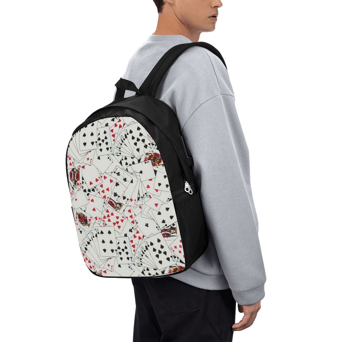Playing Cards Poker Print Back - огляд і ціна Women Bags For College