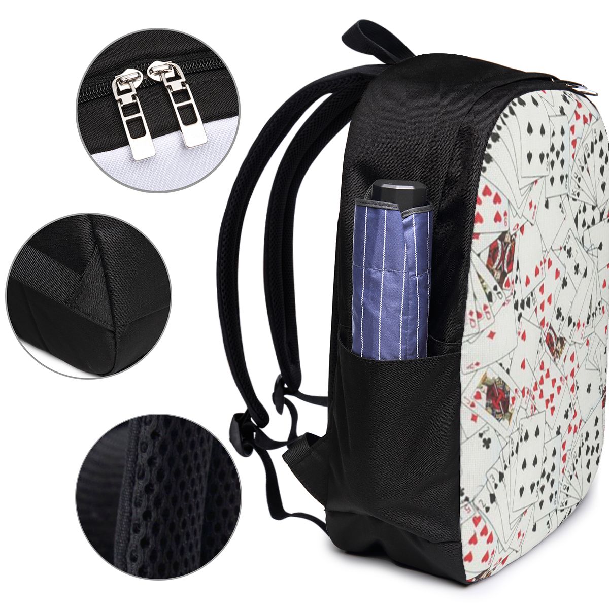 Playing Cards Poker Print Back - огляд і ціна Women Bags For College