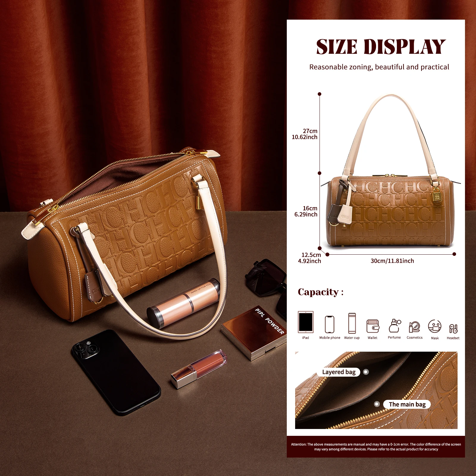C-H Women's Boston Bag Autumn  - огляд і ціна Women'S Bags New Collection