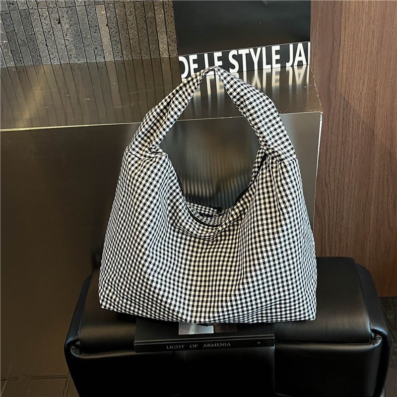 Custom Logo Pastel Gingham Slo - огляд і ціна Hobo Bag Slouchy