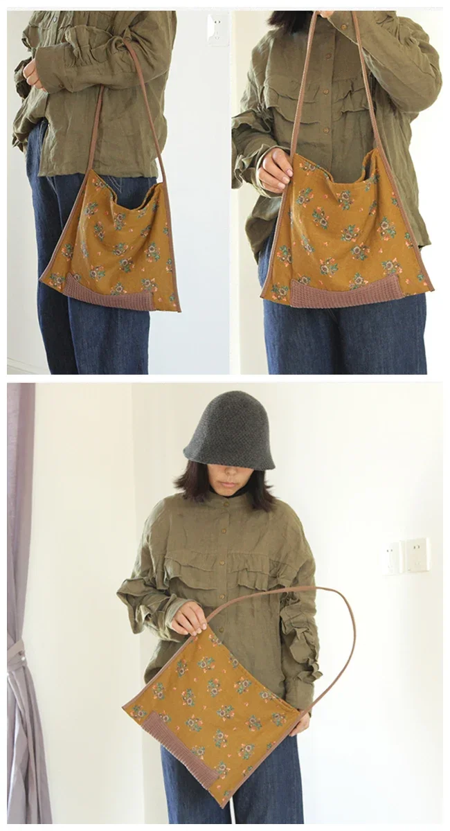 Female Fashion Cotton Soft Clo - огляд і ціна Hobo Bag Slouchy