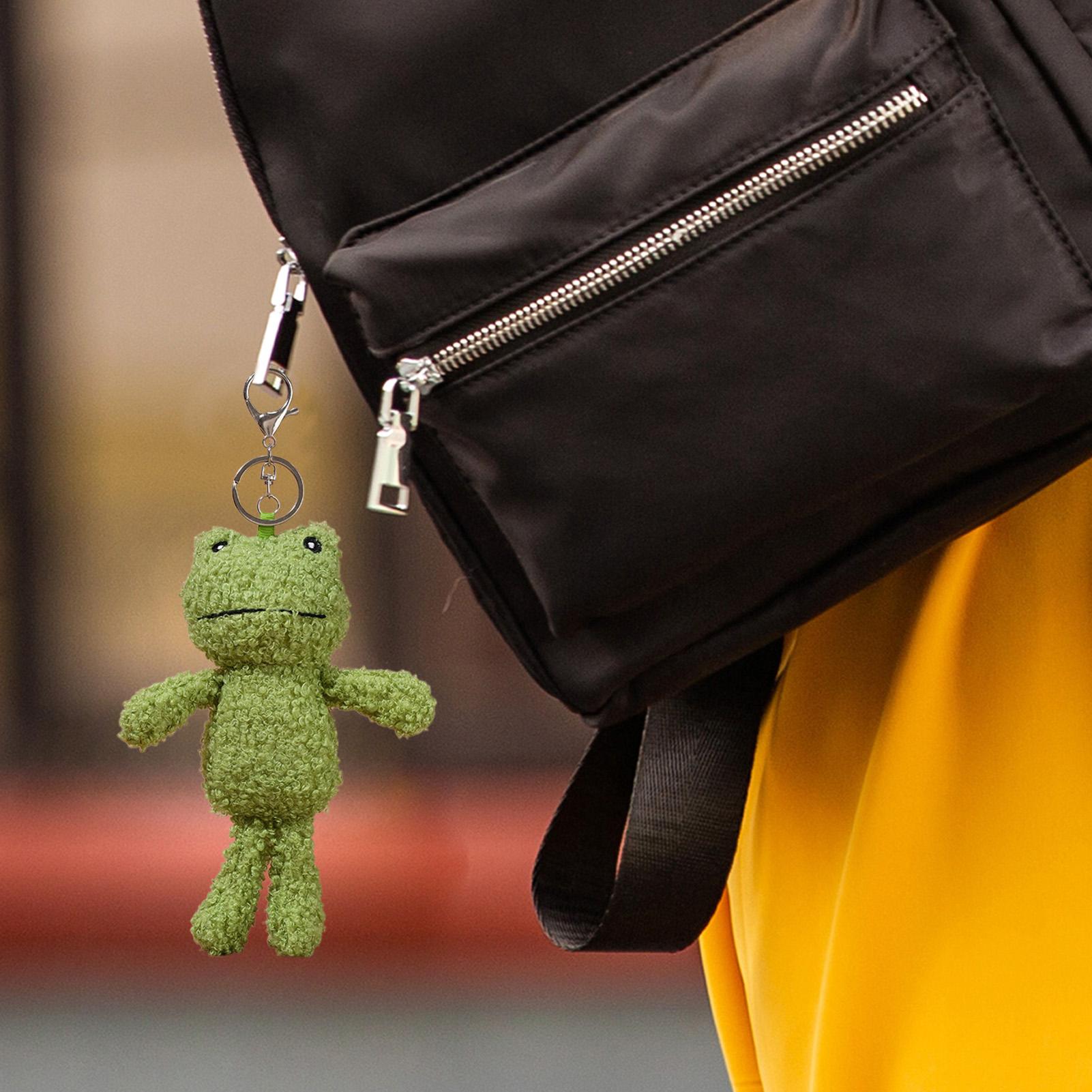 Plush Frog Keychain Bag Charm  - огляд і ціна Women'S Bags New Collection