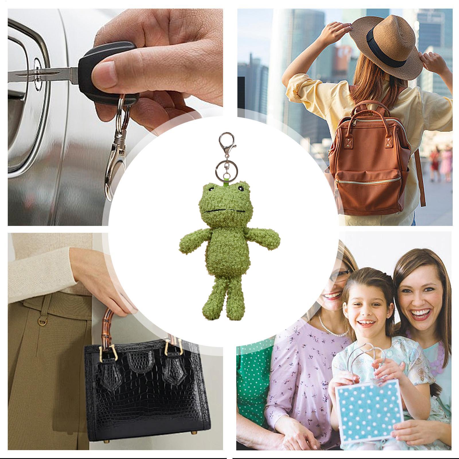 Plush Frog Keychain Bag Charm  - огляд і ціна Women'S Bags New Collection