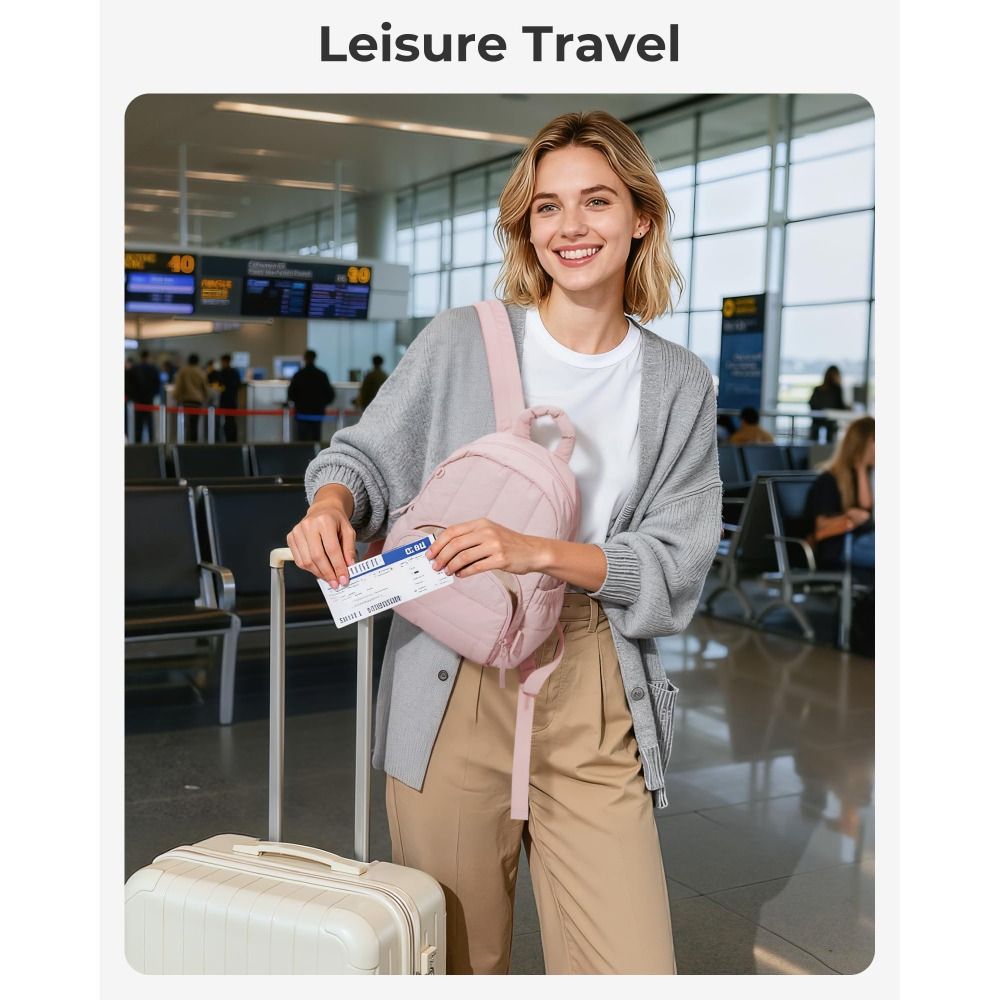 Fashion Quilted Mini Backpack  - огляд і ціна Mini Backpack Women