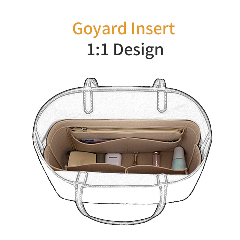 Felt Insert Bag Organizer For  - огляд і ціна Women Bags Goyard