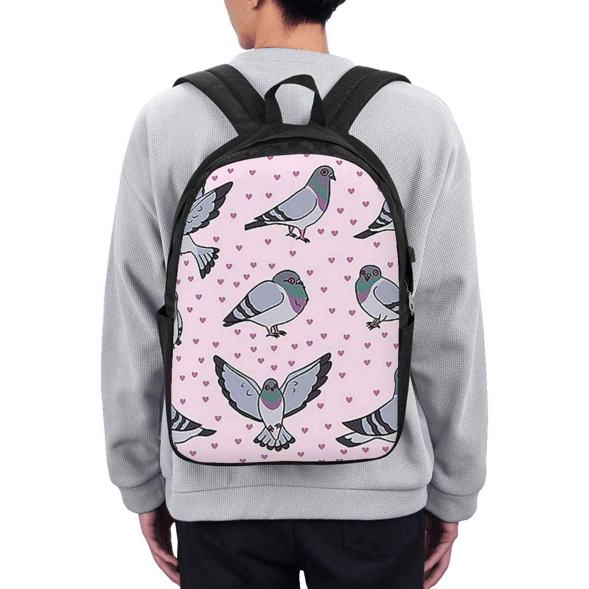 Cute Cartoon Pigeons Pack Back - огляд і ціна Women Bags For College