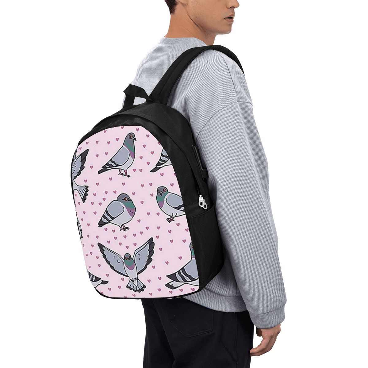 Cute Cartoon Pigeons Pack Back - огляд і ціна Women Bags For College