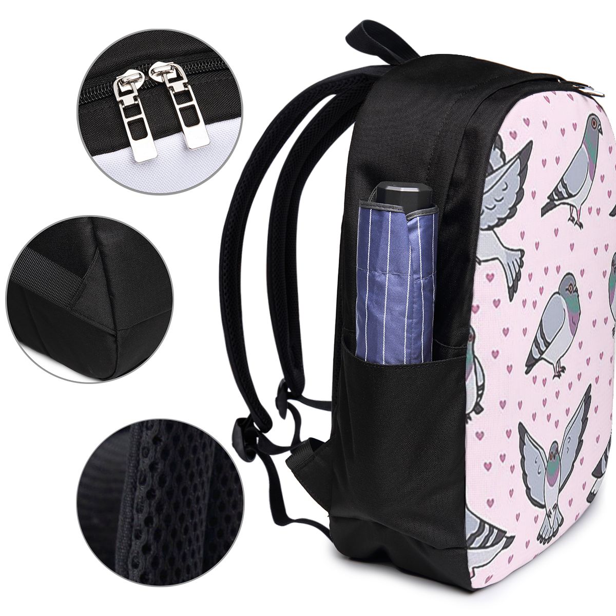 Cute Cartoon Pigeons Pack Back - огляд і ціна Women Bags For College