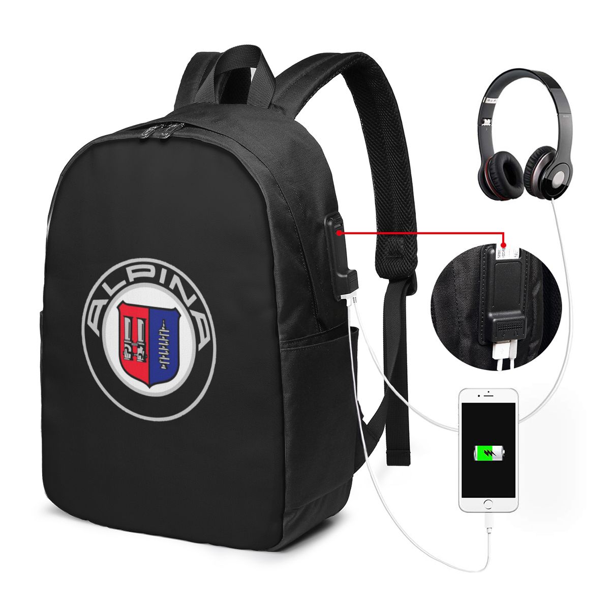 Alpina - Classic Car Logos Bac - огляд і ціна Women Bags For College