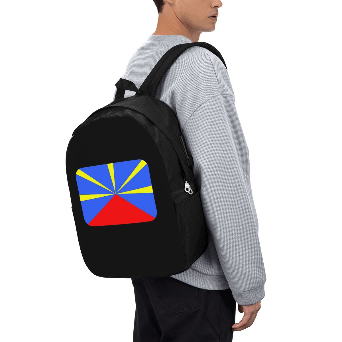 974 Reunion Island Flag Backpa - огляд і ціна Women Bags For College