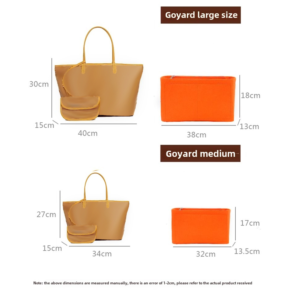 Felt Insert Bag Cosmetic Organ - огляд і ціна Women Bags Goyard