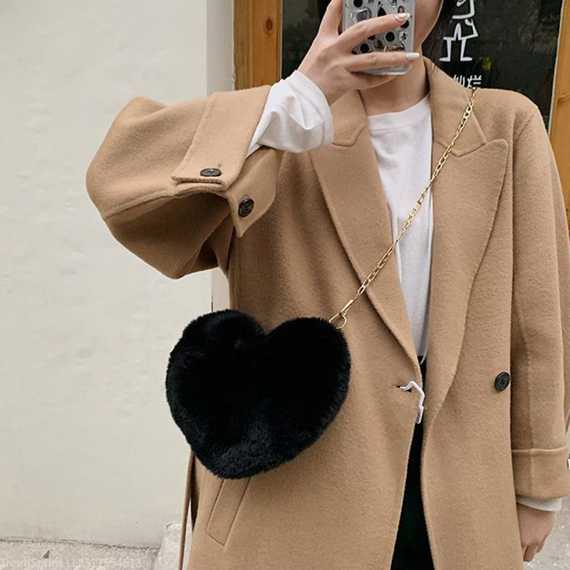 Fashion Women Heart Shaped Fau - огляд і ціна Mini Purse Chain