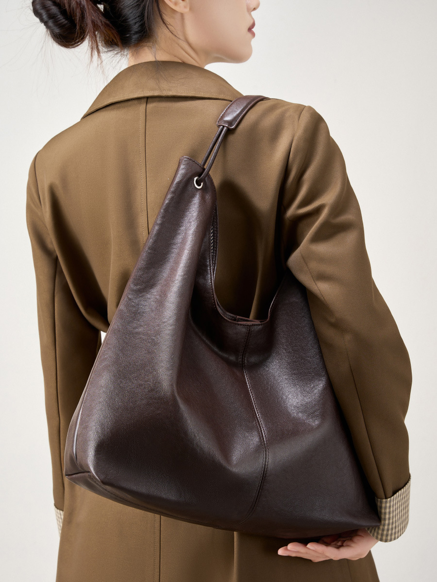 Luxury Genuine Leather Handbag - огляд і ціна Hobo Bag Slouchy