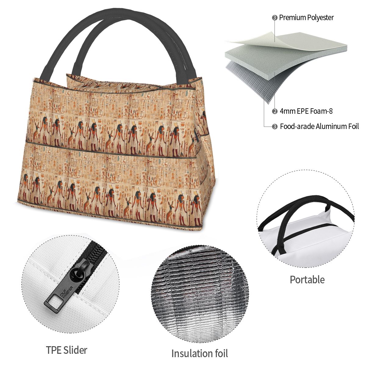 Ancient Egypt Mural Egyptian M - огляд і ціна Women Bags Egypt