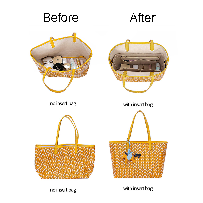 Felt Insert Bag Cosmetic Organ - огляд і ціна Women Bags Goyard